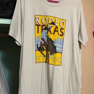 Bella Canvas Cream Rodeo Texas Graphic Tee
